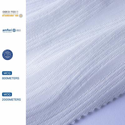 China OEM/ODM High Stretch Viable Spandex Jacquard Texture Swimwear Bikini Nylon Knitting Fabric for sale