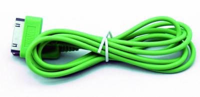 China Green Round USB2.0 AM Cable for Iphone4/4S/Ipod for sale