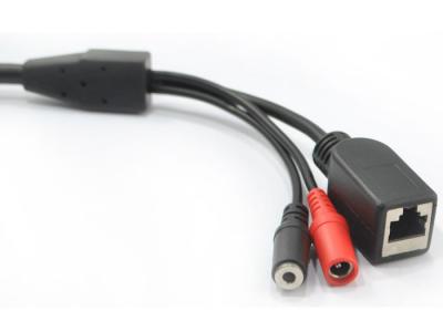 China Security Cable 5mm stereo audio Female socket plus DC 5.5X2.1 mm female socket for sale