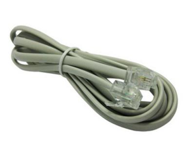 China 2m Grey Telephone Cable for sale