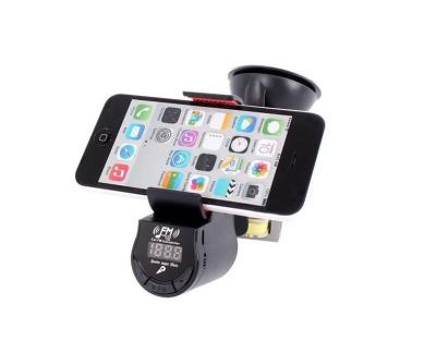 China Multifunction Car Cellphone Holder with FM Transmitter and Speaker for sale