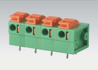 China GS142R-7.62 PCB Spring Terminal Blocks High Temperature Electric Connector for sale