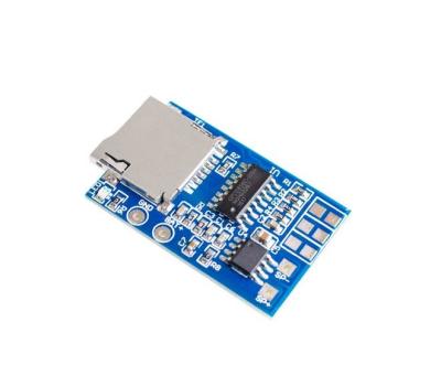 China TF Card MP3 Decoder Board With 2W Power Decoding Module 3.7-5V Mixed Mono Playback Volume Memory With Memory for sale