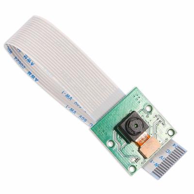 China CSI Interface Camera Compatible with Raspberry Pi 5 Million Pixels 15cm Soft Cable Support 3 Generation B / 2 Generation for sale