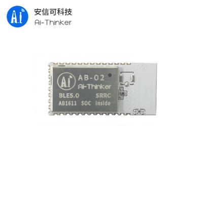 China Ai-Thinker AB1611 Bluetooth IC Chip AB-02 Audio Bluetooth Module BT 5.0 Mesh Network Module for sale