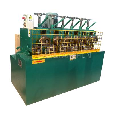 China Easy Operation Hot Selling Metal Straightening Machine Automatic Brass/Bronze/Copper/Aluminum Shaped Rod Vertical 12 Wheels Straightening Machine for sale