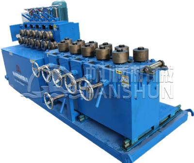 China High Efficency Wheel Aluminum-Rim Steel Metal Uncoiler Automatic Copper Rolls Rebar Stainless Tube 22 Wheels Straightening Machine For Brass for sale