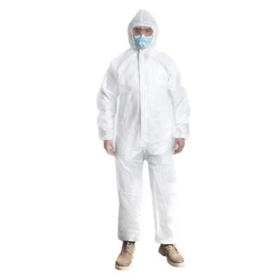 China Factory Direct Supply Breathable Isolation Clothing Nonwoven Fabric Coated One Piece Dustproof Coveralls for sale