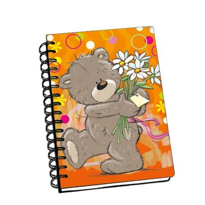 China Fancy Chinese Custom Size 3D Factory Hard Cover Notebook For Kids Birthday Gift for sale