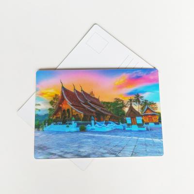 China wholesale 3D Customize 10*15cm Popular Natural PET PP 3D Lenticular Views Postcard For Souvenir Traveling Gifts for sale