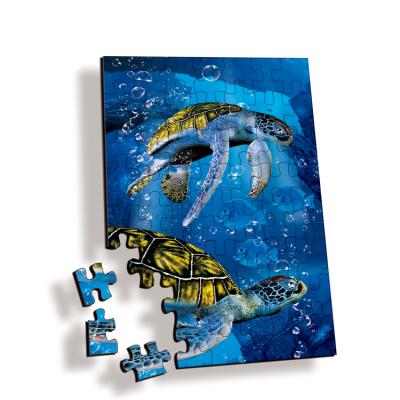 China 3D Zebulun Products Unique Lenticular Printing Sea Picture 3D Effect Puzzles for sale