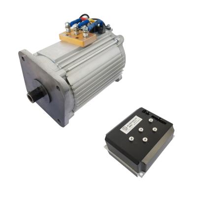 China PMSM 10kw Motor Electric Vehicle Ac Motor Totally Enclosed Shinegle Controller for sale