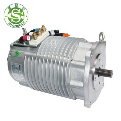 China Electric car vehicle or boat SHINEGLE 48v 4000w 25kW low speed ev brushless dc motor for sale