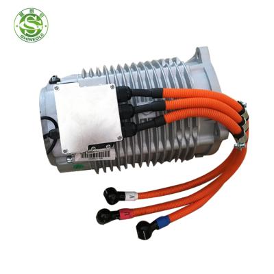 China Electric Vehicle or Boat Shinegle 72V 10KW AC Gearbox Motor and Controller Kit EV Conversion Kit for sale