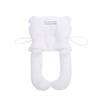 China High Quality Soft Anti-static 100% Cotton U Shape Washable Comfortable Sleep Baby Pillow For Newborn Baby for sale