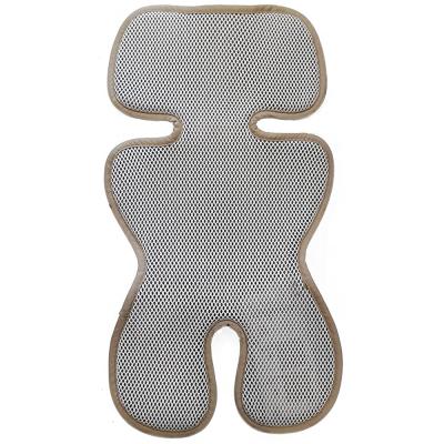 China Support Baby Head Gray Cooling Pad Cushion Mat Mesh Cool Seat Liner for Any Strollers and Carseat Infant Cooling Sleeper for sale