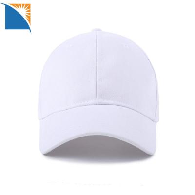 China JOINT Logo Sports Caps White Baseball Hat Custom Plain White Baseball Cap for sale