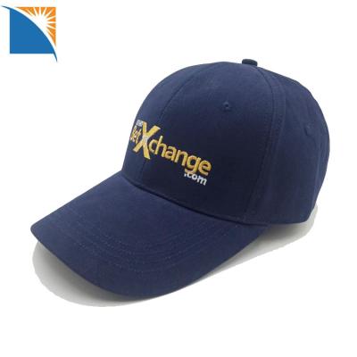 China Promotional Embroidery COMMON Hat Navy Blue Baseball Cap With Logo Custom Baseball Cap for sale