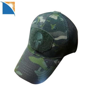 China JOINT Summer Men Trucker Hat Camouflage Army Baseball Mesh Cap Loop Field Tactical Hat Patches Loop for sale