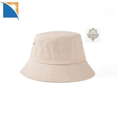 China Breathable Sun Protection Light Weight Bucket Small Cotton Bucket Hat Summer Unisex Adjustable Sun Cap Head Hats for sale