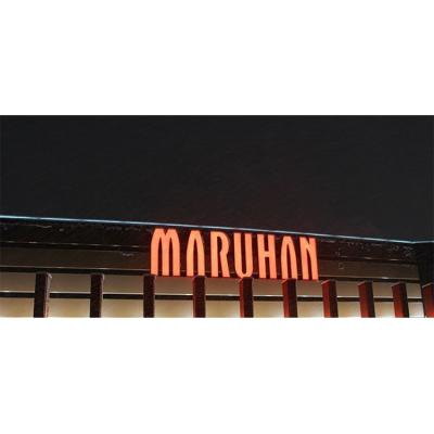 China Buildings Use Stainless Steel Signs Outdoor Led Channel Letter MARUHAN for sale