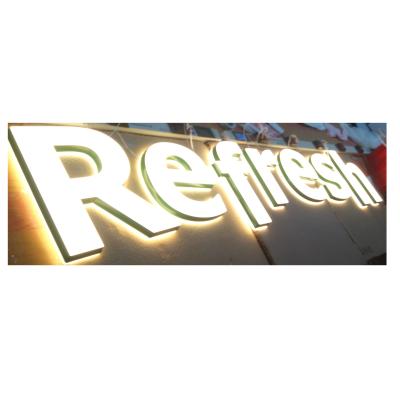 China Buildings Indoor Acrylic Luminous Characters Luminous Signs Channel Letter Refresh for sale