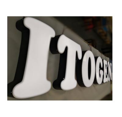 China Buildings Exterior Use Galvanized Sheet Led Signs Channel Letter ITOGEN for sale