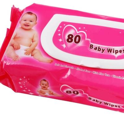 China Eco-friendly Simple Water-soluble Tasteless Safe Skin Care Non-woven Fabric OEM Wet Tissue Wholesale Eco-Friendly Baby Wet Tissue for sale