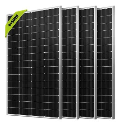 China Huaneng Mono Sun Power Cell Solar Panel 1000w Price 450w 500w 550w 600W Half 600 Watt PV Module 182mmx182mm for sale