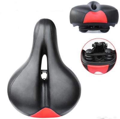 China Super Lightweight Leather Bike Seat Comfortable High Quality Durable Bicycle Saddle for BMX, MTB and Road Mountain Bike Saddle for sale