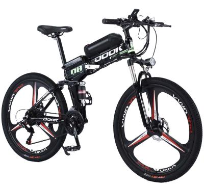 China HUAQIA aluminum alloy e bike 36v 250w rear wheel disc brake mountain electric bicycle buy men's dirt electric bike for sale