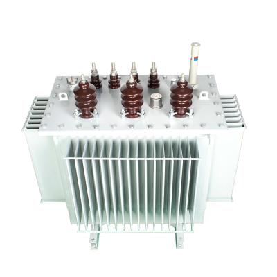 China 11kv 0.4kv / 0.415kv 500kva Three Phase Oil Immersed Power Distribution Transformer S9 500KVA Aluminum Foil for sale