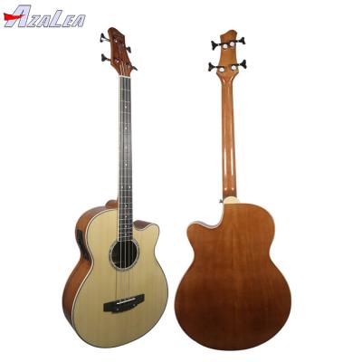 China Wholesale Custom Factory Price Flawless Wooden Logo OEM Electric Bass Guitar Cut Acoustic String 4 String Made in China for sale