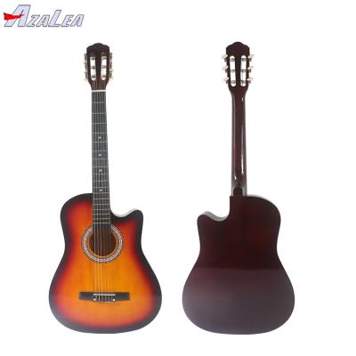 China 38 Inch Cheapest Classical Guitar Nylon Classic Basswood Made In China Manufacturer for sale