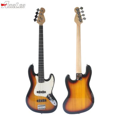 China AZALEA Brand JB Jazz Style Cheap Popular Electric Bass Guitar 4 String Solid Wood High Quality Accessories for sale