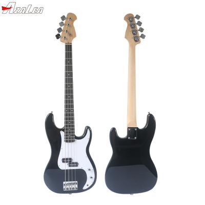 China Solid Wood Electric Guitar Chinese Precision Musical Instruments Bass Guitar Kits With Bags Available for sale