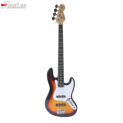 China Wholesale Cheap Price Solid Wood Electric Bass Guitar 4 String For Sale for sale