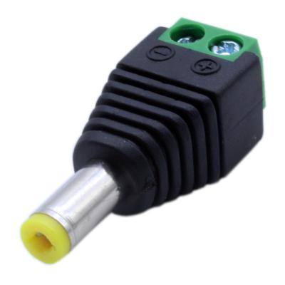 China Mains Cord 10A 2 Pin Male CCTV 12V Female German DC 2 Pin Power Adapter 6pin Power Connector With Jack for sale