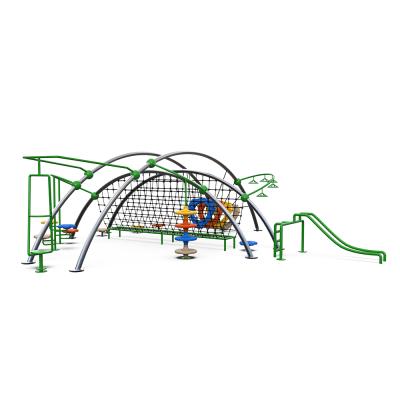 China Galvanized Plastic Pipe+LLDPE Outdoor Net Plastic Playground For Kindergarten for sale