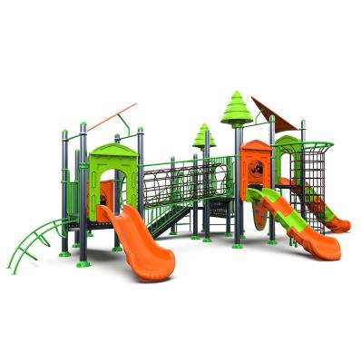 China Galvanized Plastic Pipe+LLDPE Multi Functional Fitness Set Climbing Equipment Children Small Playground Equipment For Park for sale