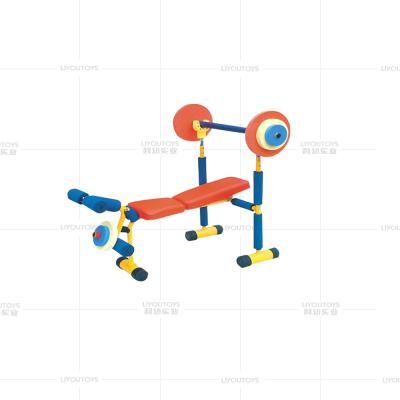 China 0-6 Years Old Kids Weigh Bench Kids Outdoor Gymnastic Fitness Equipment for sale