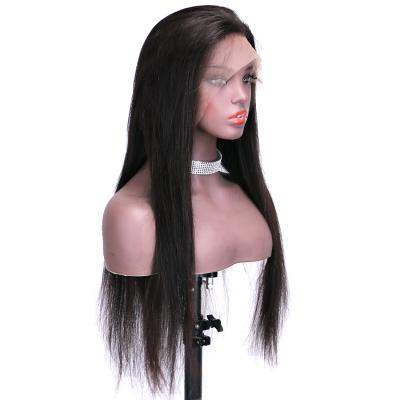 China Silky Straight Wave Virgin Raw Cuticle Aligned 13X4 HD Virgin Swiss Lace Front Wig Human Hair Lace Frontal Wig Wholesale 13X4 for sale