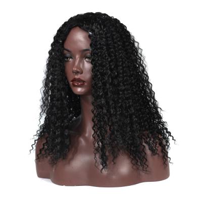 China New Arrival Women Color Natural Curly Curly Synthetic Wig High Quality Hair Wig For Black for sale