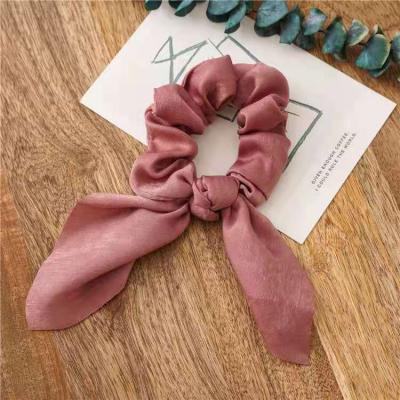 China Wholesale 2021 fashion high tenacity designer hair silk oversized scrunchies large satin hair scrunchy headband big ties for sale