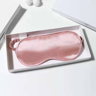 China Comfortable 19 momme silk eye mask customized colors factory price wholesale eye shade for lunch break for relax for sale