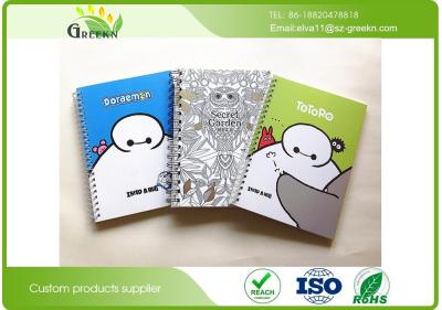 China SGS A5 Glue / Spiral Bound Notebook With 90 Sheets Inside Recycled  Paper for sale