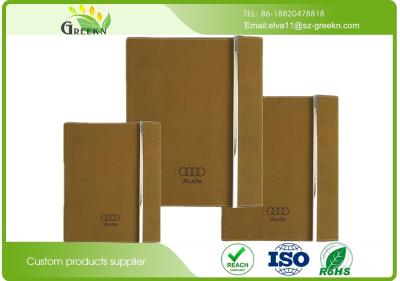 China 70G / 80G / 90G Custom Embossed Notebook with Recycled Paper Inner Material for sale