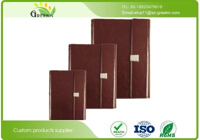 China Hot Stamping PU Cover Custom Embossed Notebook for Office Stationery ISO9001 for sale