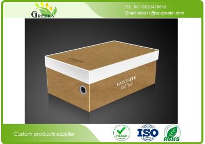 China UV Coating Shoes Cardboard Packaging Boxes with Printed Logo Customized for sale