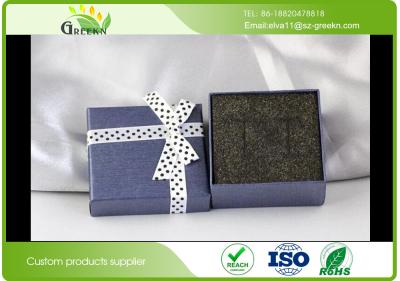 China Ribbon Decoration Lid Jewellery Packaging Boxes for Small Commodity Packaging for sale